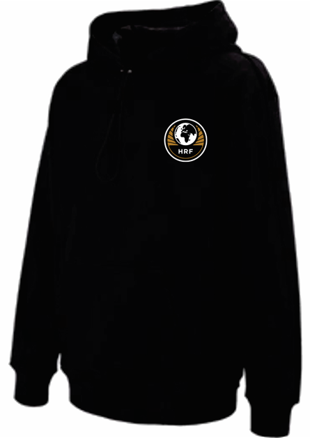 HRF 40TH ANNIVERSARY HOODIE IN BLACK